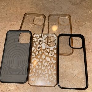 13 Pro Max phone cases and 3 pack tempered glass